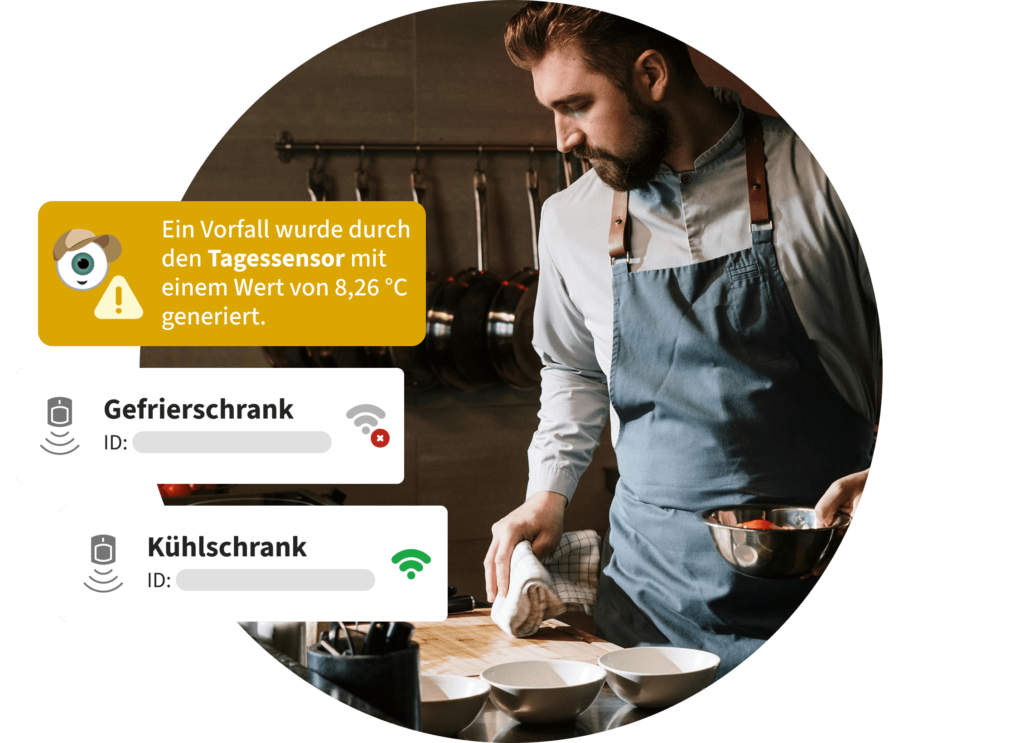 Temperatursensoren für Gastronomiemarken
